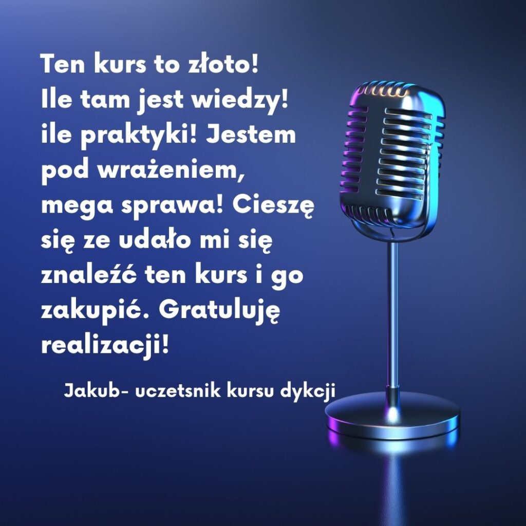 Dykcja dla każdego - polecenie